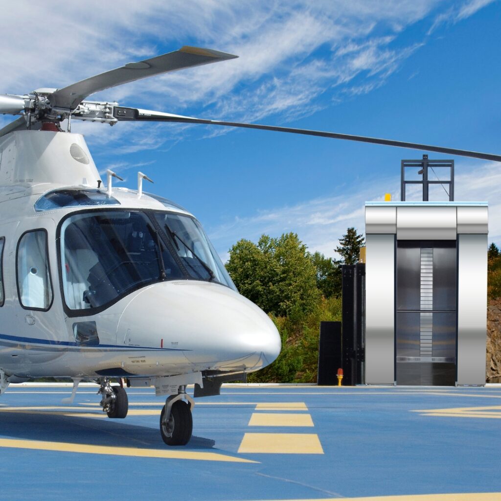 Elevador Heliponto Bass Tech